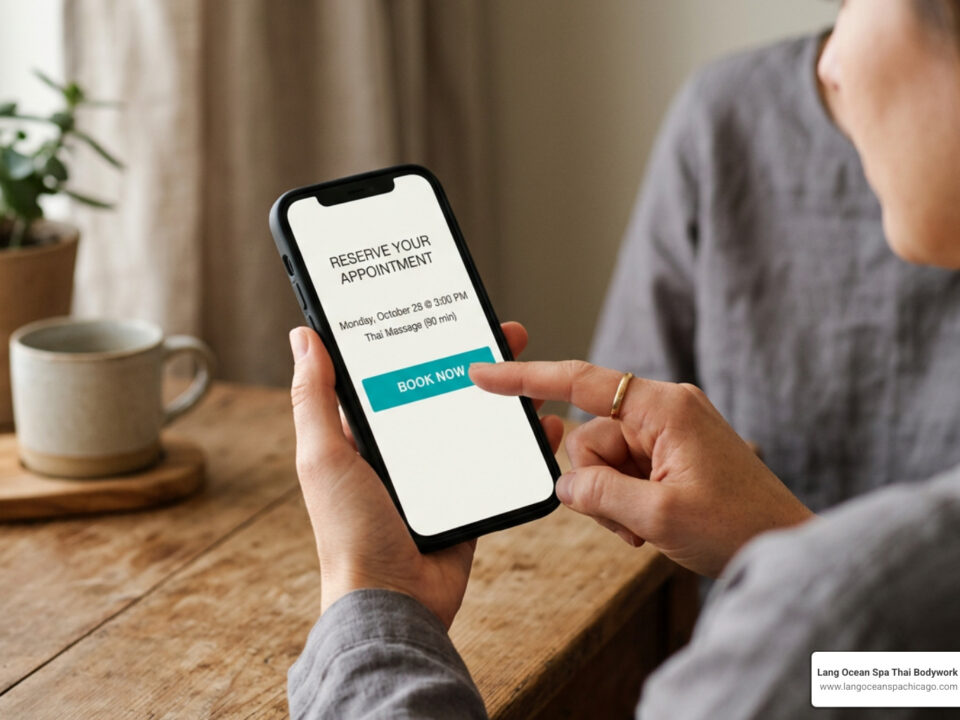 book now button on smartphone