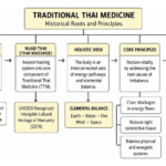 Traditional Thai Medicine historical roots and principles diagram
