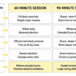 Comparison of 60-minute vs 90-minute massage session focus and results